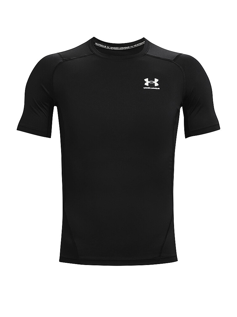 UNDER ARMOUR Herren Fitnessshirt HeatGear Armour schwarz | M
